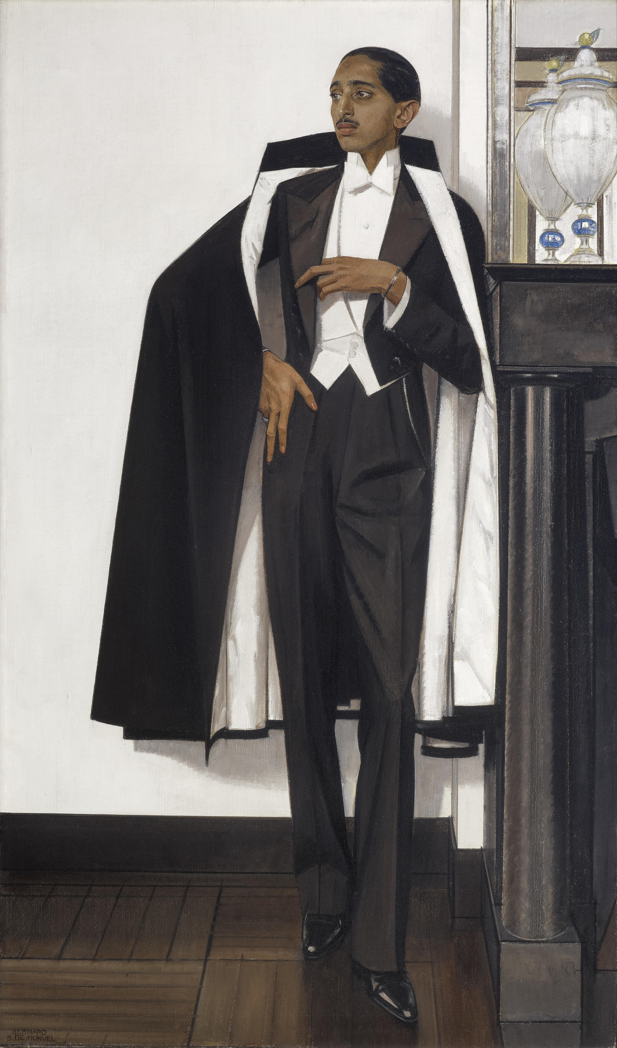 Portrait of Maharaja Yeshwant Rao Holkar II of Indore in Western Dress